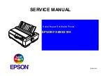 Epson 890N - FX B/W Dot-matrix Printer Service Manual preview