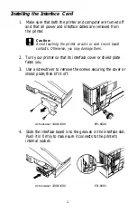 Preview for 3 page of Epson ActionLaser 1000 Installation Manual