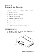 Preview for 15 page of Epson ActionNote 650 User Manual