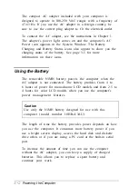 Preview for 50 page of Epson ActionNote 650 User Manual