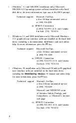 Preview for 5 page of Epson ActionNote 890 User Manual