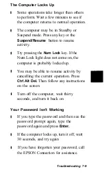 Preview for 88 page of Epson ActionNote 890 User Manual