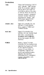 Preview for 99 page of Epson ActionNote 890 User Manual