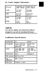 Preview for 104 page of Epson ActionNote 890 User Manual