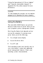 Preview for 21 page of Epson ActionNote 900 Series User Manual