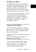 Preview for 22 page of Epson ActionNote 900 Series User Manual