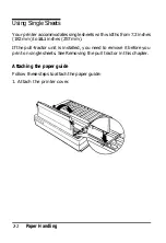 Preview for 34 page of Epson ActionPrinter 3000 User Manual