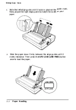 Preview for 36 page of Epson ActionPrinter 3000 User Manual