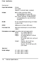 Preview for 95 page of Epson ActionPrinter 3000 User Manual