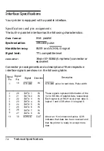 Preview for 97 page of Epson ActionPrinter 3000 User Manual