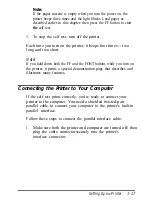 Preview for 31 page of Epson ActionPrinter 3260 s User Manual