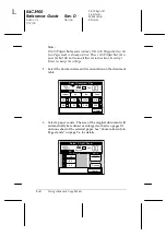 Preview for 77 page of Epson Aculaser 8500 Reference Manual