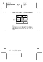 Preview for 81 page of Epson Aculaser 8500 Reference Manual