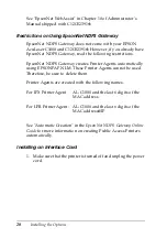Preview for 24 page of Epson AcuLaser C1000 Setup Manual