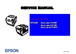 Preview for 1 page of Epson AcuLaser C3000 Series Service Manual