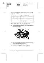 Preview for 42 page of Epson AcuLaser C3000 Series User Manual