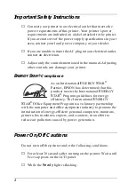 Preview for 14 page of Epson AcuLaser C4000 Owner'S Manual