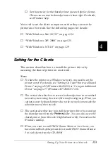 Preview for 133 page of Epson AcuLaser C4000 Owner'S Manual