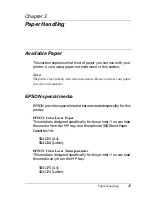 Preview for 23 page of Epson AcuLaser C900 Reference Manual