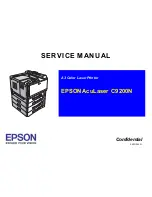 Epson Aculaser C9200N Service Manual preview
