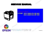 Epson ACULASER COLOR 1000 Service Manual preview