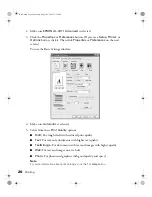 Preview for 20 page of Epson AcuLaser CX11N Basic Manual