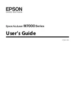 Preview for 1 page of Epson AcuLaser M7000 Series User Manual