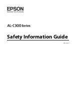 Preview for 1 page of Epson AL-C3000 Series Safety Information Manual