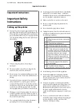 Preview for 2 page of Epson AL-C3000 Series Safety Information Manual