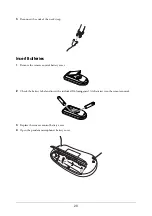 Preview for 20 page of Epson AP-60 - Projector Sound Solution Installation Manual