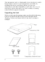 Preview for 2 page of Epson B81302 User Manual