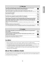 Preview for 3 page of Epson BrightLink 450Wi - Interactive Projector Installation Manual