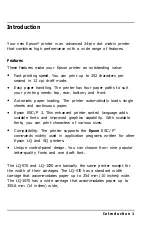 Preview for 10 page of Epson C107001 - LQ 570+ B/W Dot-matrix Printer User Manual