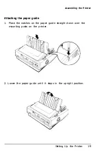 Preview for 22 page of Epson C107001 - LQ 570+ B/W Dot-matrix Printer User Manual