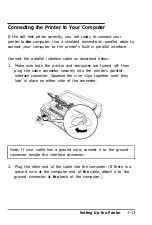 Preview for 26 page of Epson C107001 - LQ 570+ B/W Dot-matrix Printer User Manual