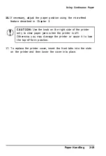 Preview for 46 page of Epson C107001 - LQ 570+ B/W Dot-matrix Printer User Manual