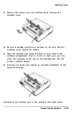 Preview for 92 page of Epson C107001 - LQ 570+ B/W Dot-matrix Printer User Manual