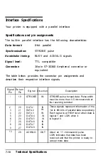 Preview for 119 page of Epson C107001 - LQ 570+ B/W Dot-matrix Printer User Manual