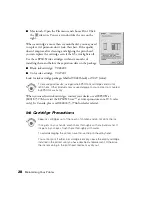 Preview for 32 page of Epson C11C418001 - Stylus C60 Inkjet Printer Printer Basics Manual