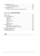 Preview for 6 page of Epson C11C605001 - DFX 9000 B/W Dot-matrix Printer Reference Manual