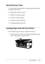 Preview for 15 page of Epson C11C605001 - DFX 9000 B/W Dot-matrix Printer Reference Manual