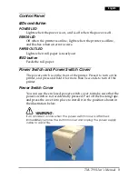 Preview for 5 page of Epson C31C390A8931 - TM T90 Two-color Thermal Line Printer User Manual