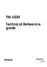 Epson C31C514452 Technical Reference Manual preview