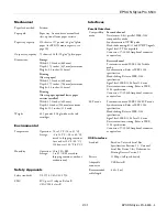 Preview for 3 page of Epson Color Proofer 5500 Specifications