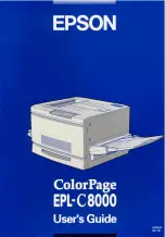 Preview for 1 page of Epson ColorPage EPL-C8000 User Manual