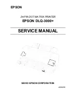 Epson DLQ-3000 Minerva+ Service Manual preview