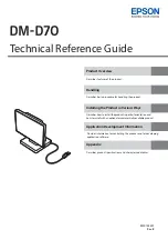 Epson DM-D70 Technical Reference Manual preview