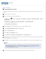 Preview for 41 page of Epson DS-30 WorkForce DS-30 User Manual