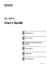 Epson DS-530 II User Manual preview