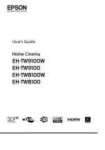 Epson EH-TW8100 User Manual preview